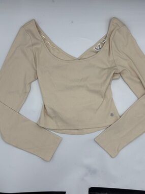 Roxy Good Keepsake Long Sleeve Crop Top